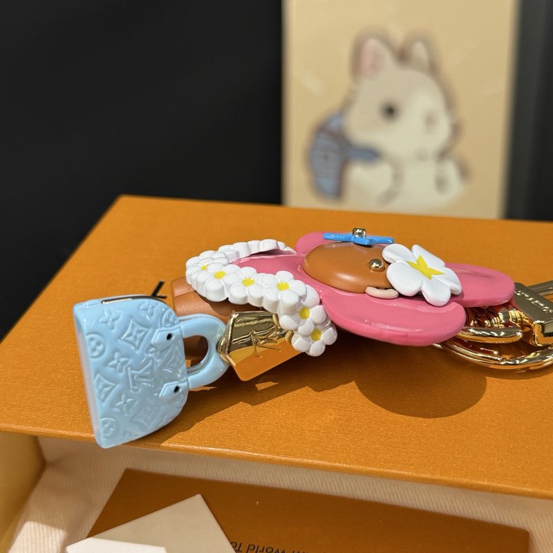 루이비통 블랙 하와이 인형 키링 001-235906