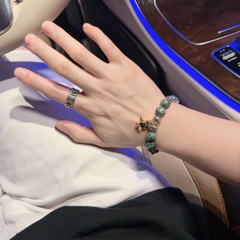 루이 빈티지 마노 태은 스타일 팔찌 001-235954