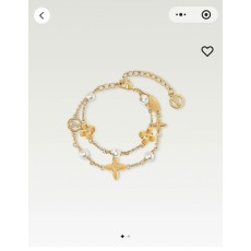 루이 비통 클로버 레터 더블 뱅글 팔찌 001-236018