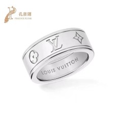 루이 실버 로고 프린트 반지 001-236046