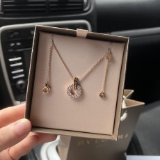 불가리 동전 목걸이 18K 골드 지르코니아 조절가능 001-236077