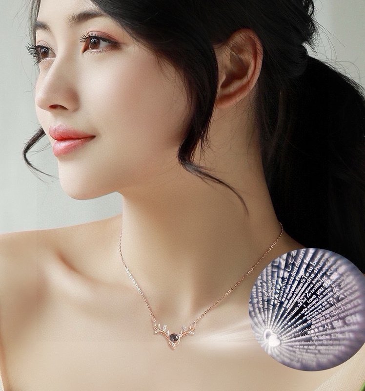 일록유니 목걸이 립스틱 로맨틱 조명 선물세트 001-236198