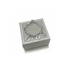 디올 빈티지 실버 쿠바 체인 팔찌 커플용 001-236203