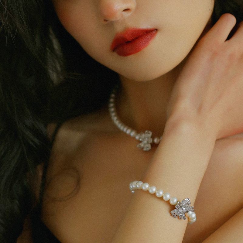 미우미우 나비 진주 팔찌 001-236276