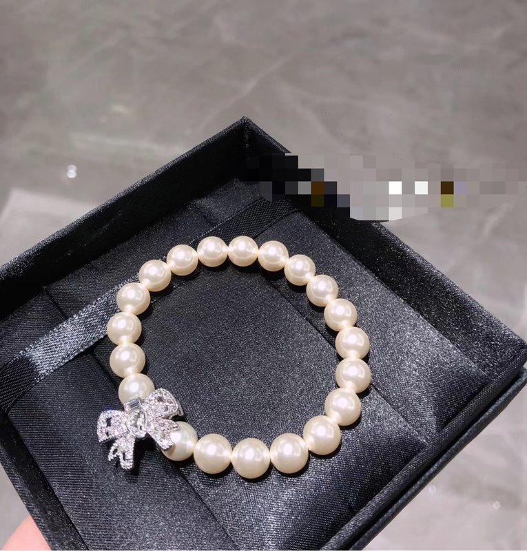 미우미우 리본 진주 팔찌 001-236289