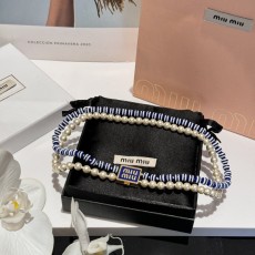미우미우 블랙 로고 체인 숄더백 001-236294