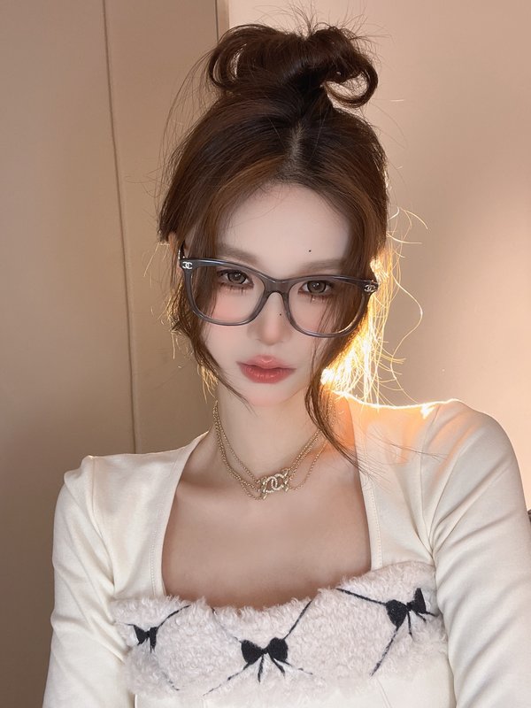 샤넬 로고 레그 안경 001-236435