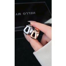 프레드 말발굽 버클 다이아몬드 반지 001-243097