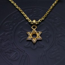 크롬하츠 빈티지 십자군 꽃 목걸이 001-243122