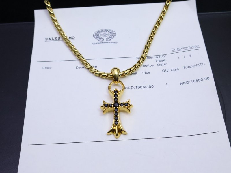 크롬하츠 빈티지 크로스 목걸이 001-243123