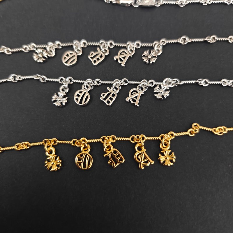 크롬하츠 텍스트 목걸이 빈티지 3 컬러 001-243128