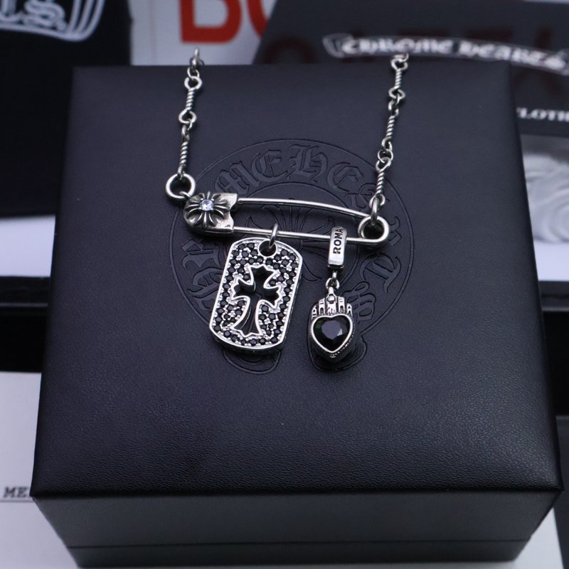 크롬하츠 빈티지 실버 목걸이 001-243168