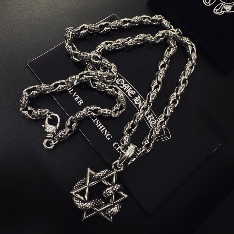 크롬하츠 빈티지 크로스 목걸이 001-243185