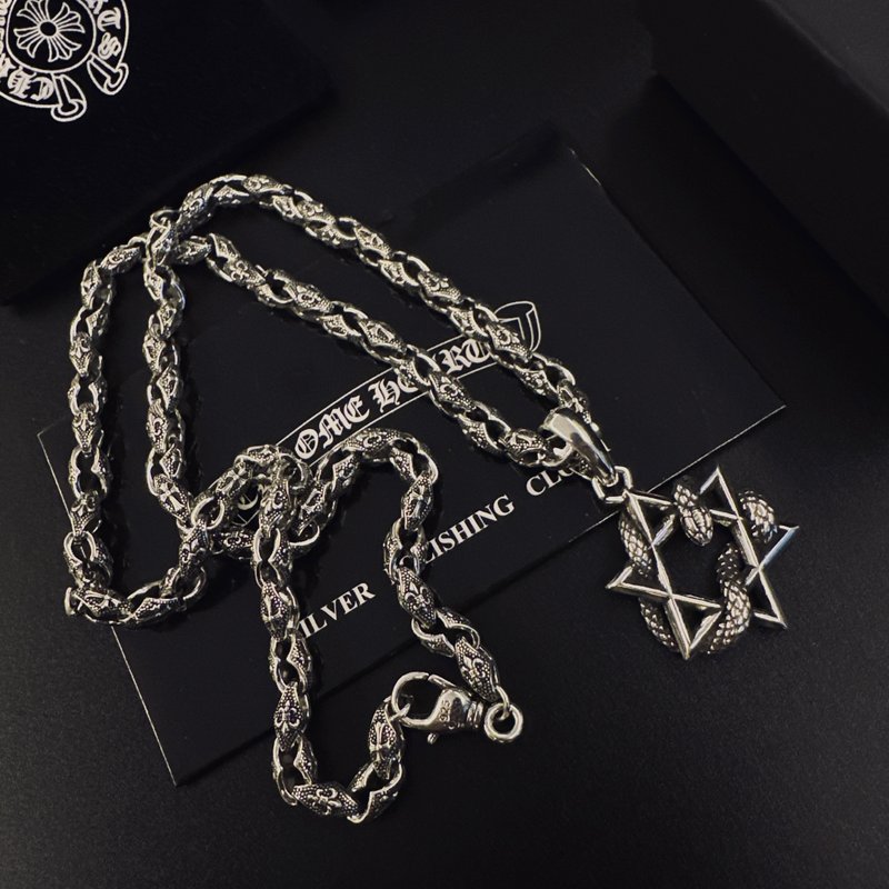 크롬하츠 빈티지 크로스 목걸이 001-243185