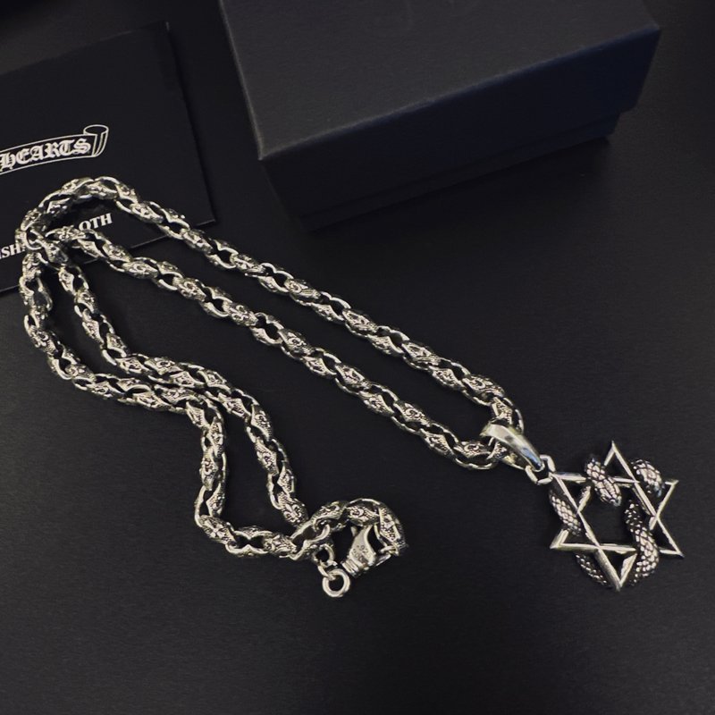 크롬하츠 빈티지 크로스 목걸이 001-243185