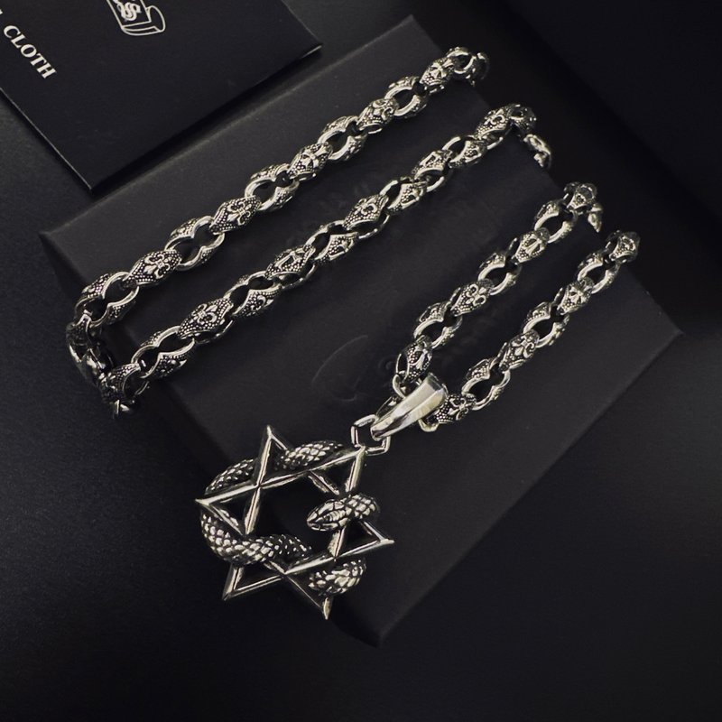 크롬하츠 빈티지 크로스 목걸이 001-243185