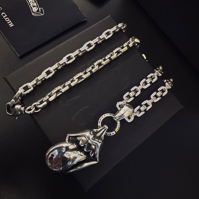 크롬하츠 빈티지 크로스 목걸이 001-243209