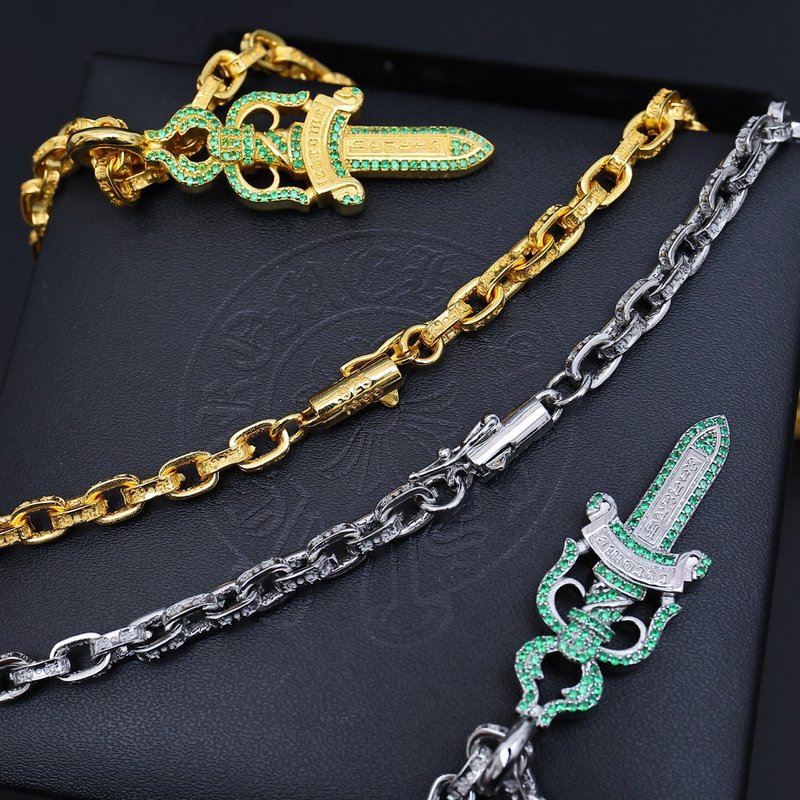 크롬하츠 유니섹스 복제 목걸이 001-243224