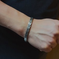 크롬하츠 빈티지 스털링실버 팔찌 001-243255