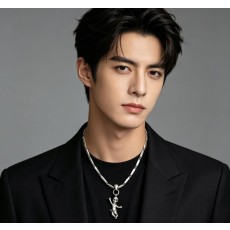크롬하츠 클래식 스컬 베이비 목걸이 빈티지 001-243267