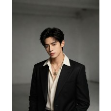크롬하츠 남성용 골드 톤 육각별 대나무 체인 목걸이 001-243375