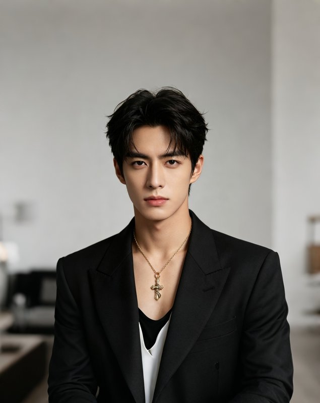크롬하츠 미니 성검 십자가 펜던트 목걸이 001-243378