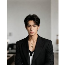 크롬하츠 미니 성검 십자가 펜던트 목걸이 001-243378