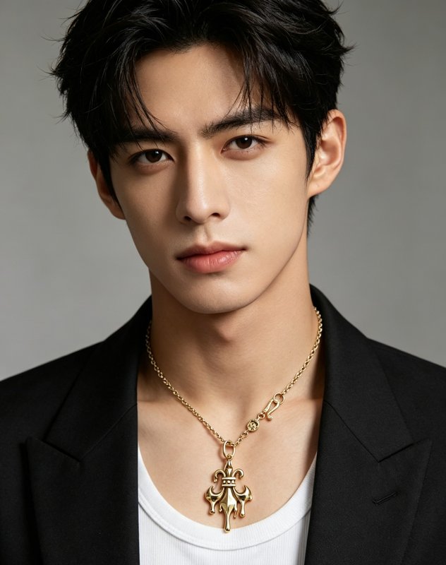 크롬하츠 실버 용해 성검 십자가 펜던트 목걸이 001-243379