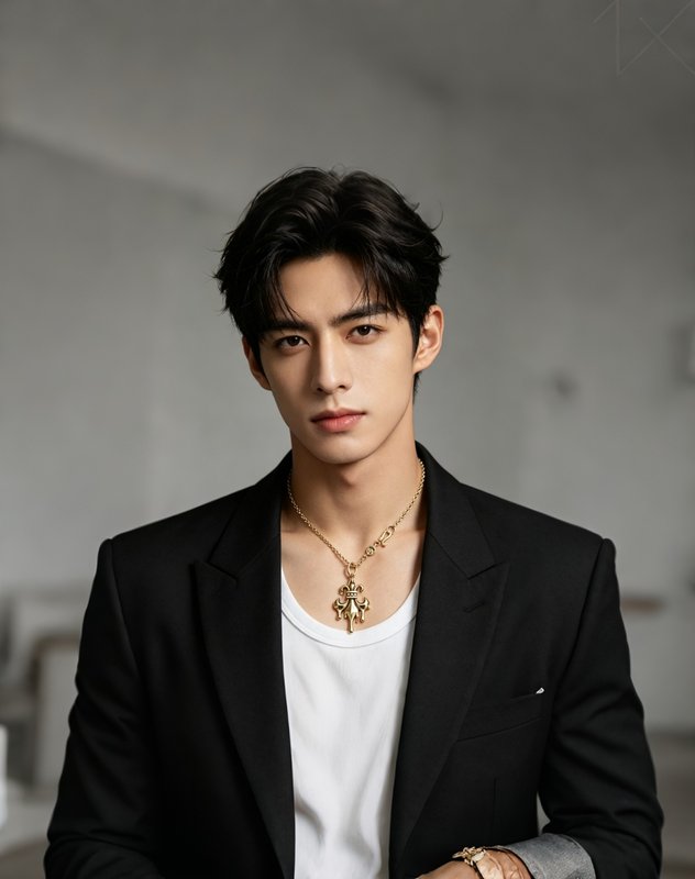크롬하츠 실버 용해 성검 십자가 펜던트 목걸이 001-243379