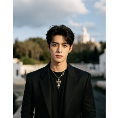 크롬하츠 용해 성검 십자가 펜던트 목걸이 001-243380