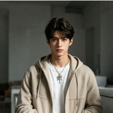 크롬하츠 용해 십자가 펜던트 체인 목걸이 001-243401