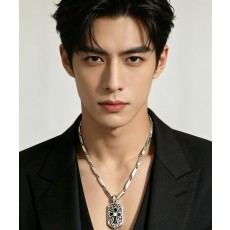 크롬하츠 성검 사각 펜던트 빈티지 목걸이 001-243422