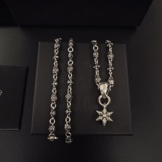 크롬하츠 빈티지 크로스 목걸이 001-243436