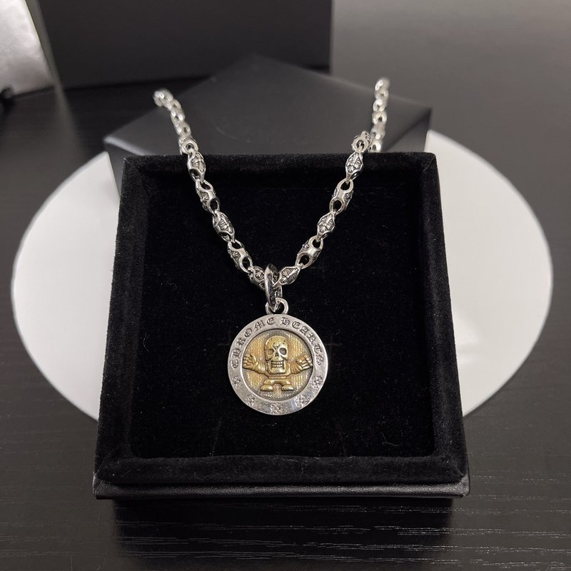 크롬하츠 빈티지 크로스 펜던트 목걸이 001-243437