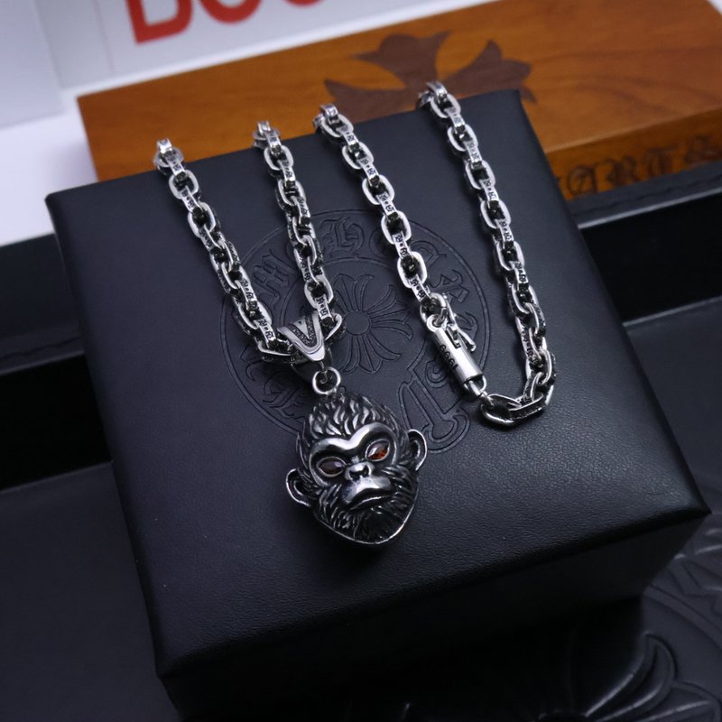 크롬하츠 빈티지 크로스 레터 목걸이 001-243456