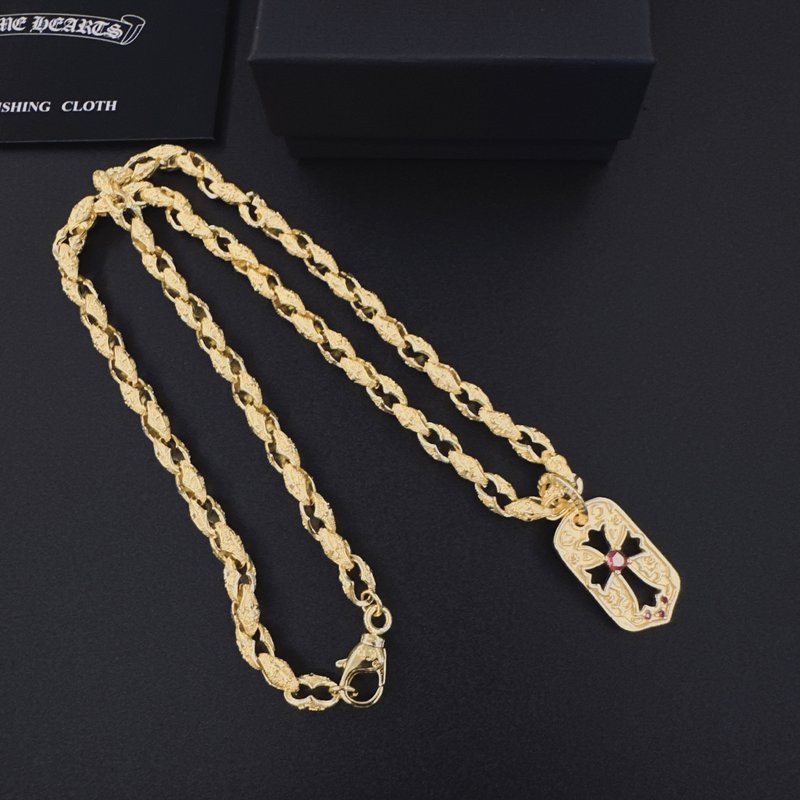 크롬하츠 십자가 펜던트 목걸이 001-243464