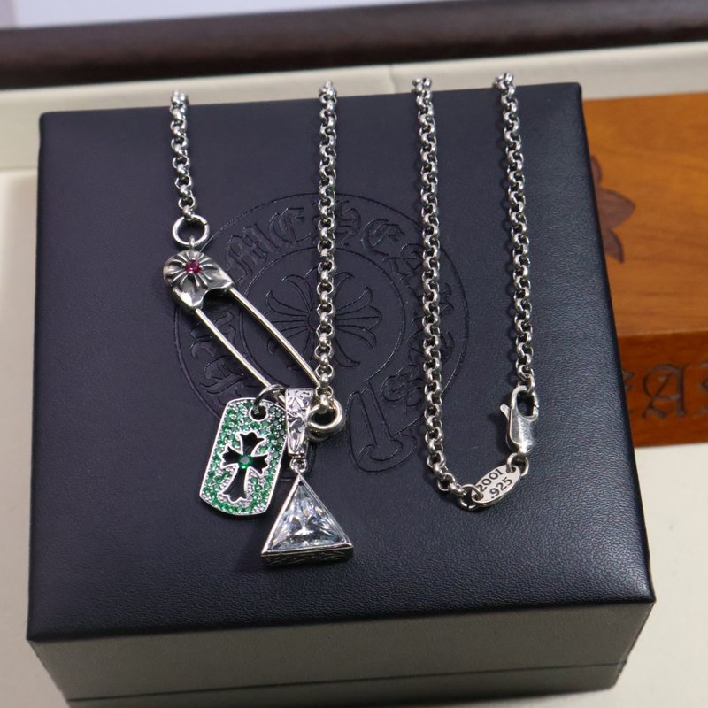 크롬하츠 빈티지 크로스 목걸이 001-243477