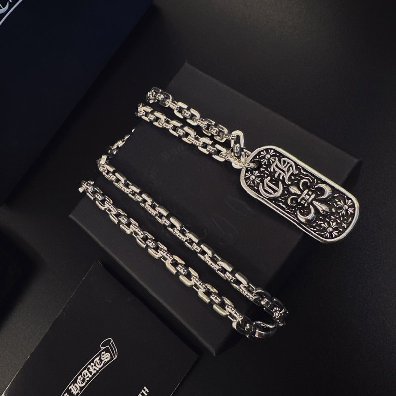 크롬하츠 빈티지 십자가 펜던트 목걸이 001-243494