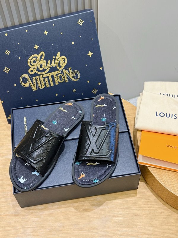 LV 워터프론트 캔버스 샌들 001-243644