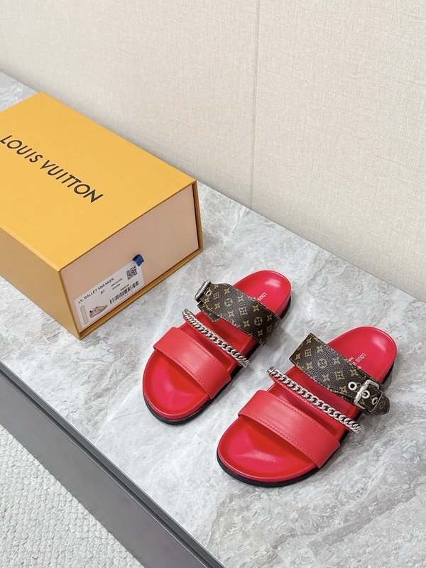 루이비통 커플 체인 샌들 001-243663