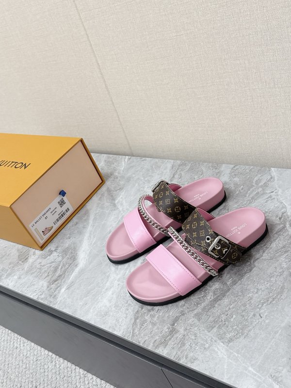 루이비통 커플 체인 샌들 001-243680