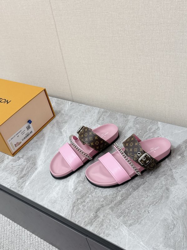 루이비통 커플 체인 샌들 001-243680