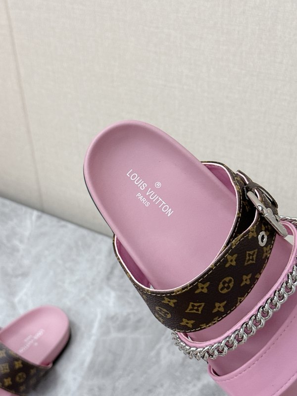 루이비통 커플 체인 샌들 001-243680