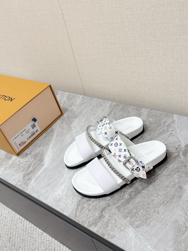 루이비통 모노그램 체인 커플 샌들 001-243685