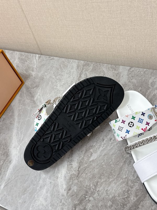 루이비통 모노그램 체인 커플 샌들 001-243685