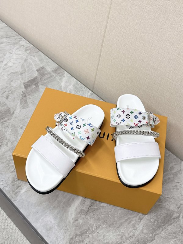 루이비통 모노그램 체인 커플 샌들 001-243685
