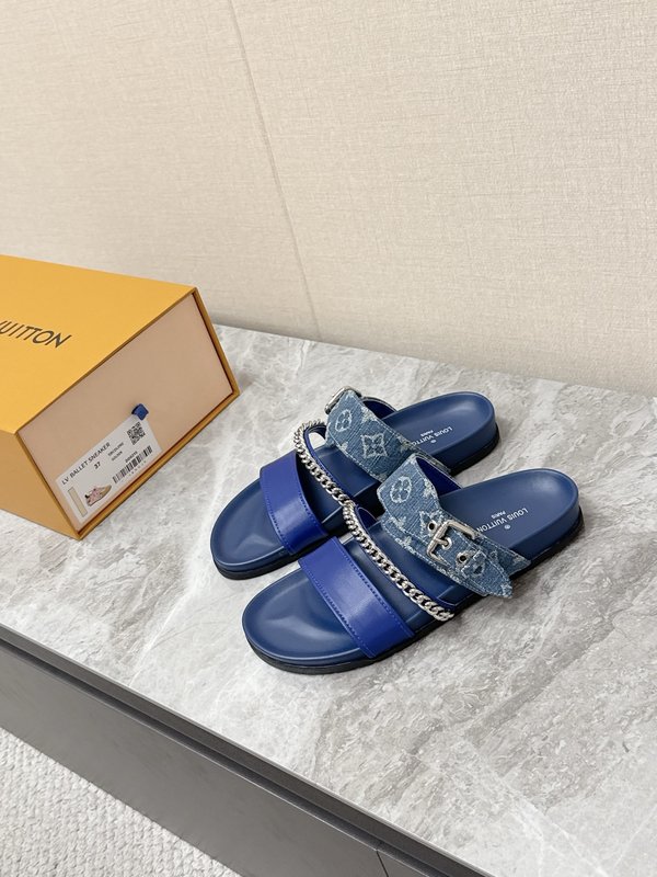 루이비통 커플 체인 샌들 001-243686
