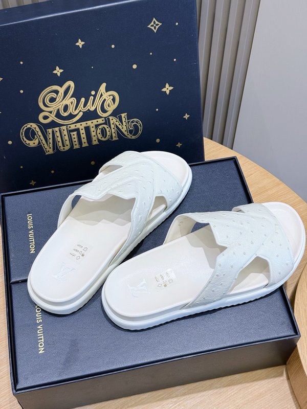 LV 오아시스 스웨이드 가죽 샌들 001-243689