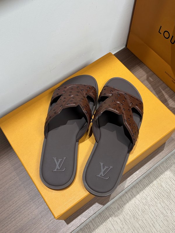 LV 남성 오스트레치 엠보 슬라이드 001-243713