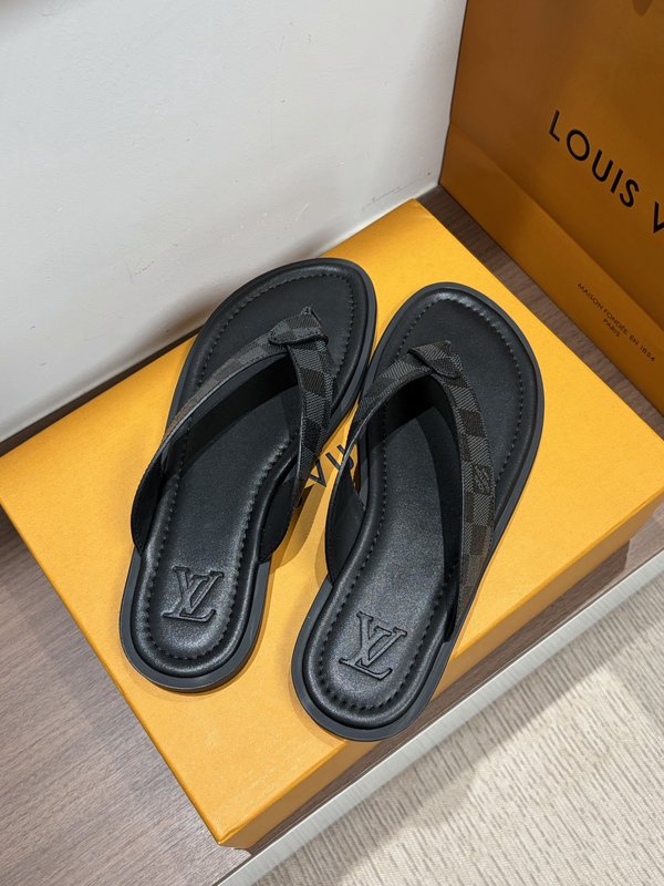 LV 남성 클래식 엠보슬리퍼 001-243715
